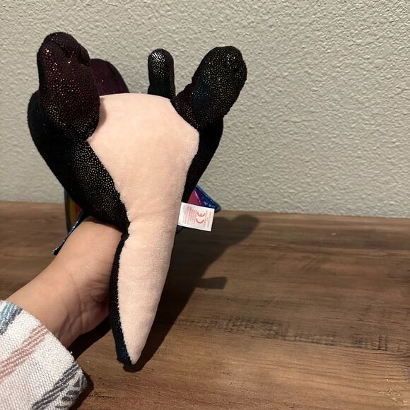 NWOT TY Beanie Boo Anora the Black Rainbow Dragon - Picture 11 of 11